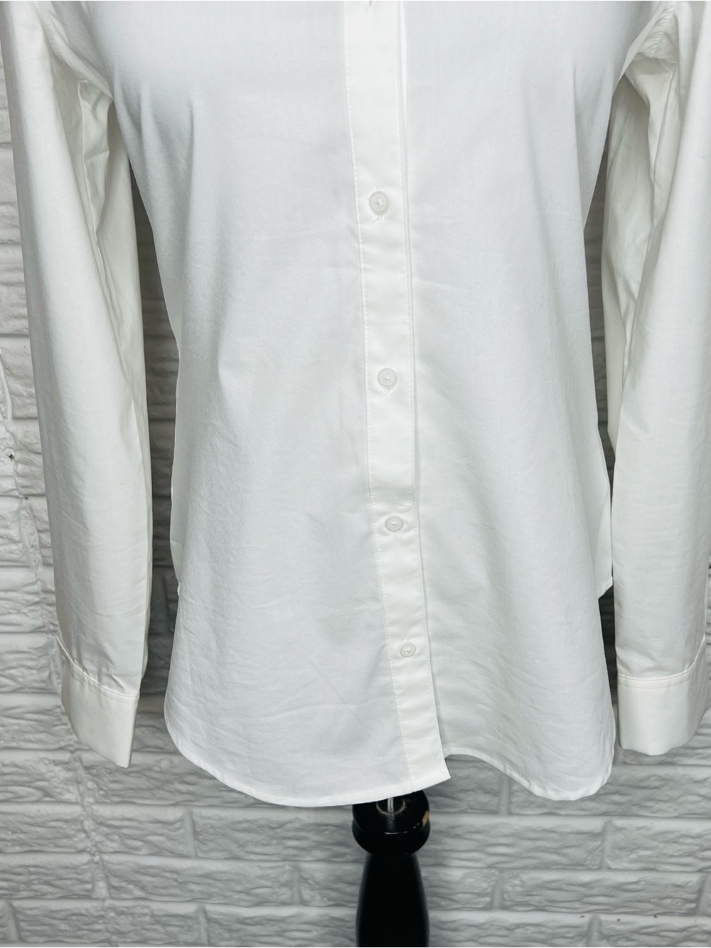 EXPRESS Women’s Button Up Shirt Crisp White Size M - Picture 5 of 7